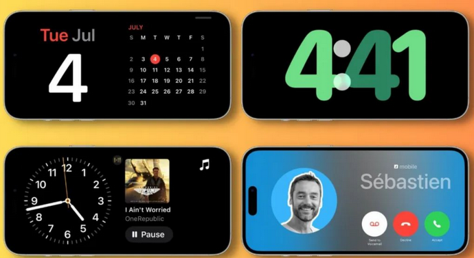 金堂苹果手机维修分享iOS17横屏充电待机显示有什么好处 
