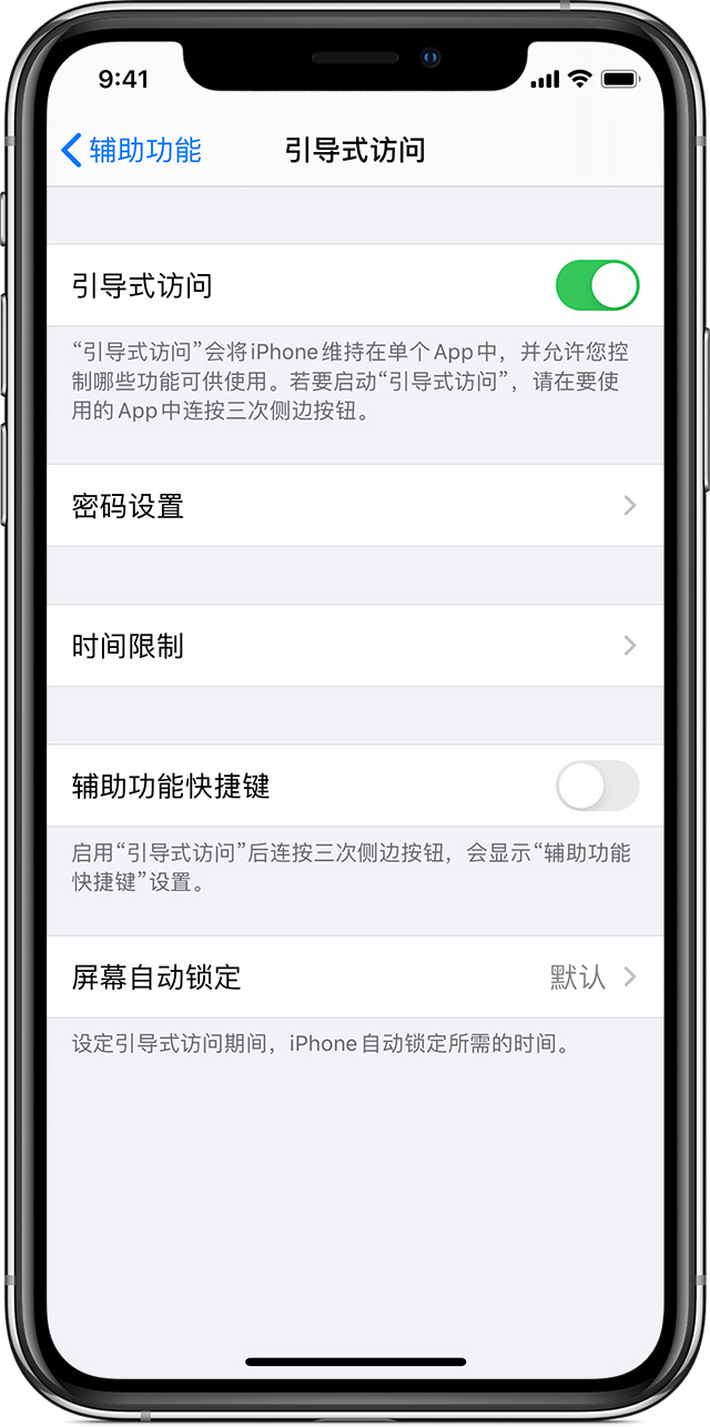 金堂苹果手机维修分享如何在 iPhone 上退出引导式访问 