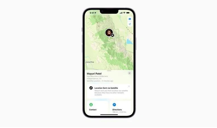 金堂苹果14维修分享iPhone14系列中 FindMy功能通过卫星分享位置方法教程 