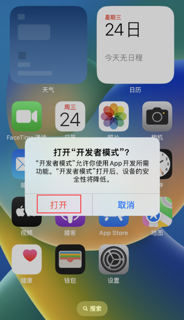 金堂苹果手机维修分享如何打开开发者模式 