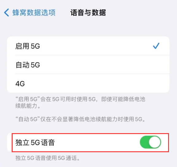 金堂苹果14维修分享iPhone 14 Pro如何开启VoNR 