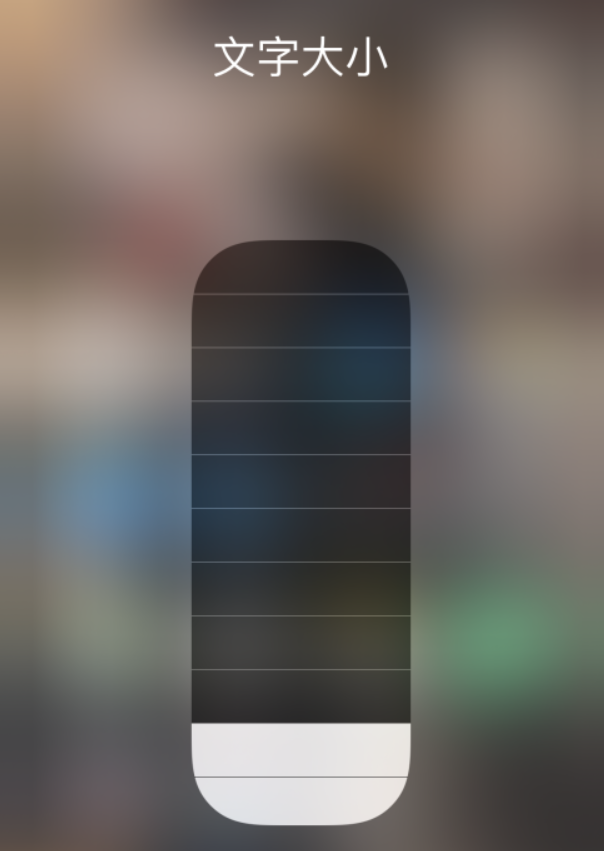 金堂苹果手机维修分享小技巧：在 iPhone 控制中心快速调节字体大小 